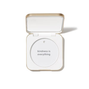 White Refillable Compact